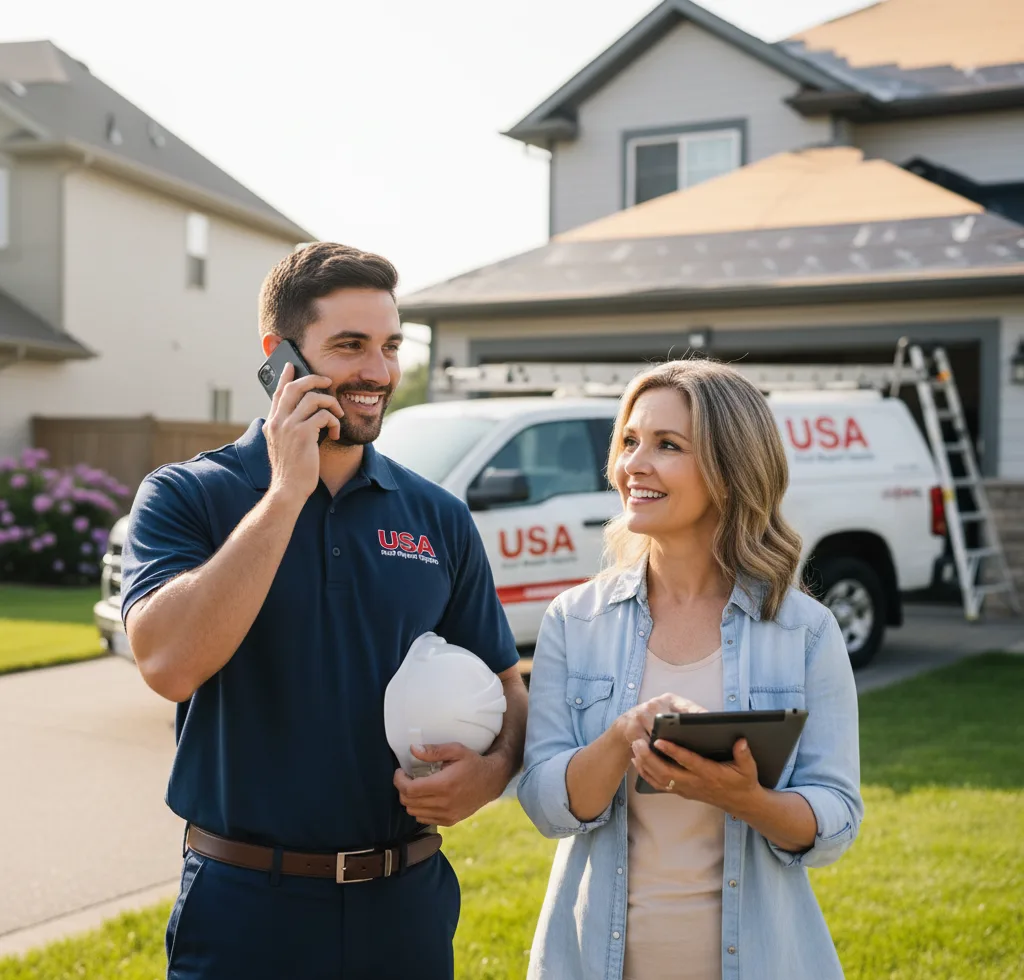 USA Roof Repair Experts customer support in Deposit